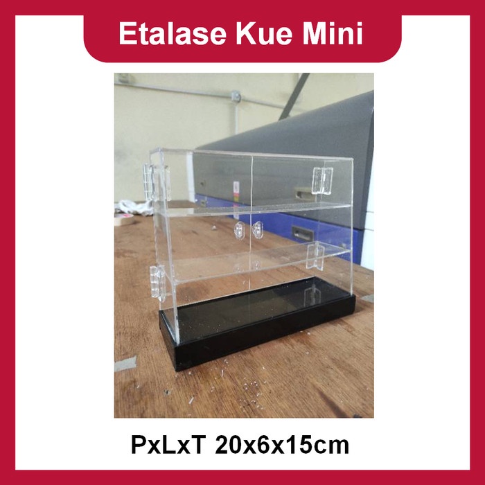 Terlaris Etalase Kue Mini Pxlxt 20X6X15Cm