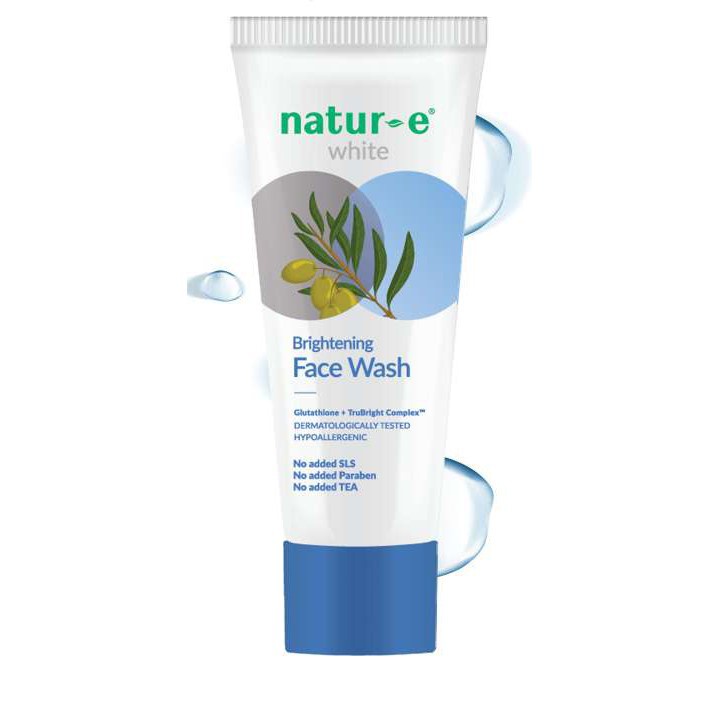 Natur E Face Wash Brightening 50ml - Facial Wash Natur E White 50 ml