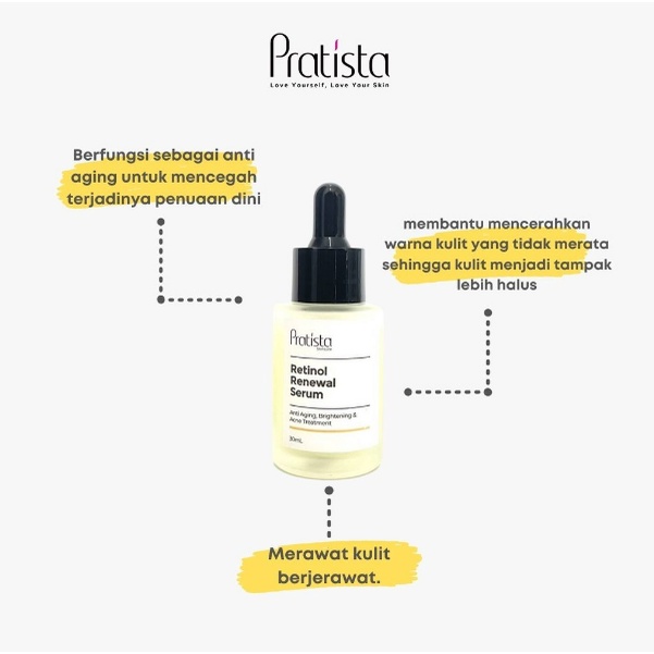 Retinol Renewal Serum 10ml &amp; 30ml - Pratista indonesia