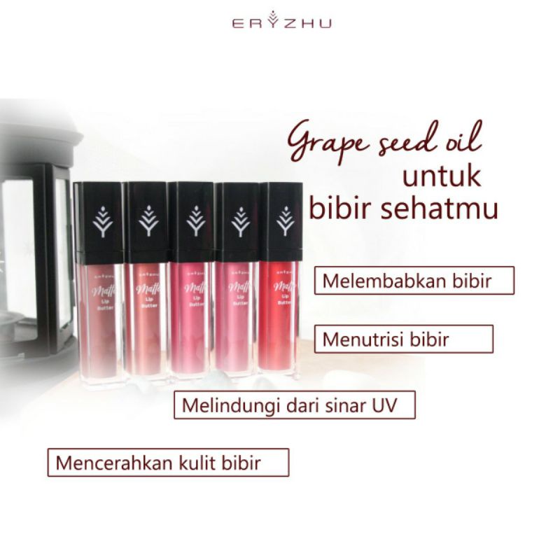 LIPSTIK ERYZHU SKINCARE OFFICIAL ERYZHU LIPSTIK ERYZHU ORIGINAL LIPMATTE BUTTER ERYZHU ORIGINAL LIP 