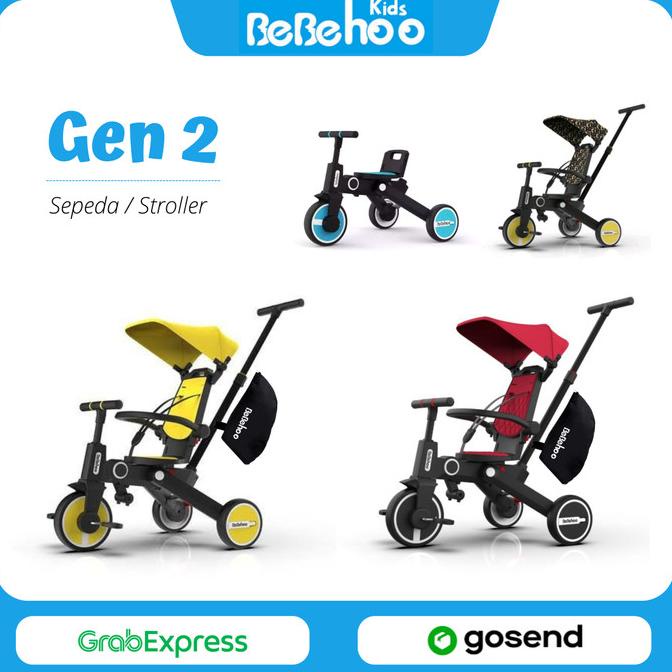 Bebehoo Gen 2 7 in 1 Stroller Folding Trike BEBEHO Sepeda Bayi Lipat