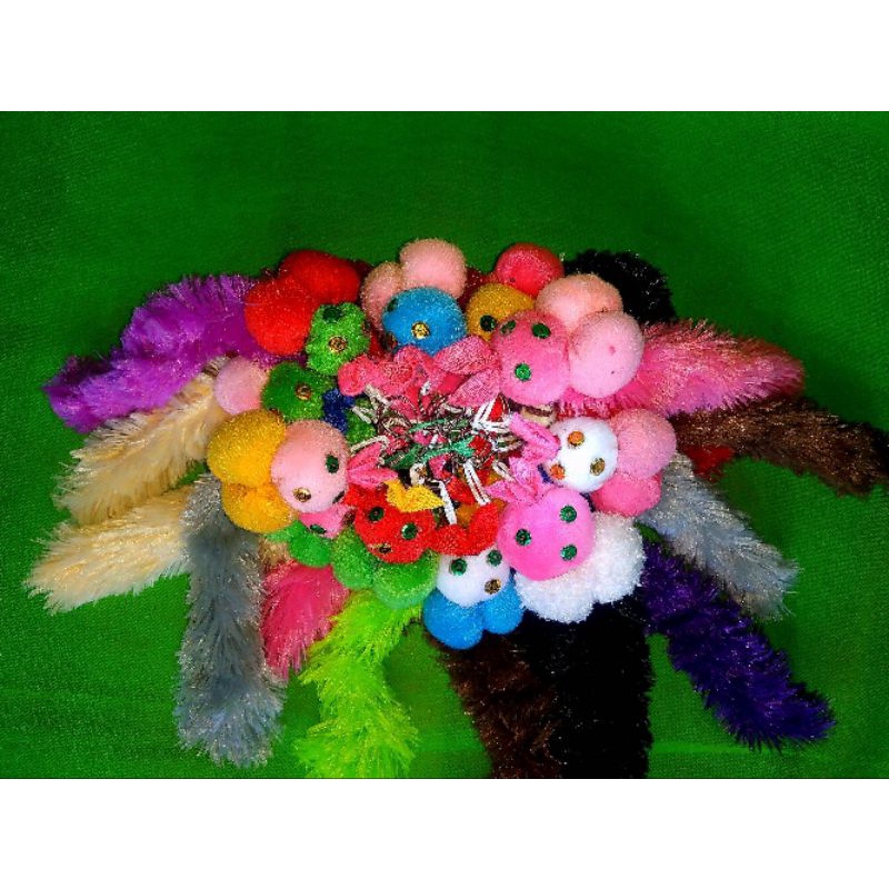 1 pcs gantungan kunci ekor tupai murah meriah