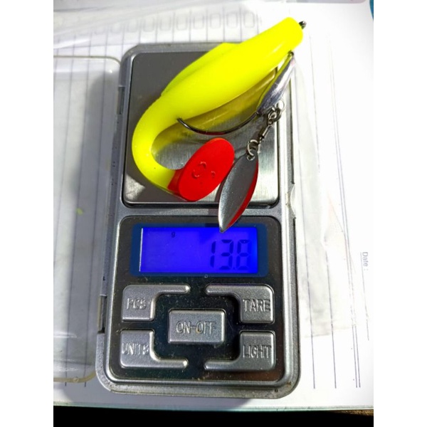 2PCS SOFT LURE 10CM . 13GRAM DAN 13,8GRAM
