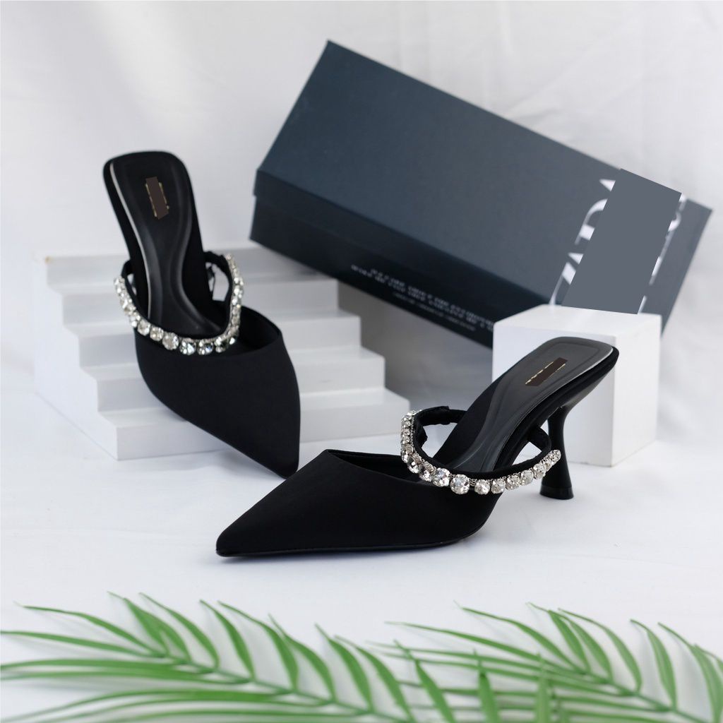 [7.7 Boombastis Sale⚡] - SEPATU WANITA MULES HIGH HEEL ZS427 PREMIUM IMPORT
