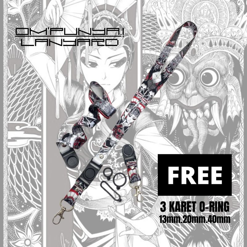 

ID TALI LANYARD ID CARD MOTIF BARONG WANITA NAME TAG