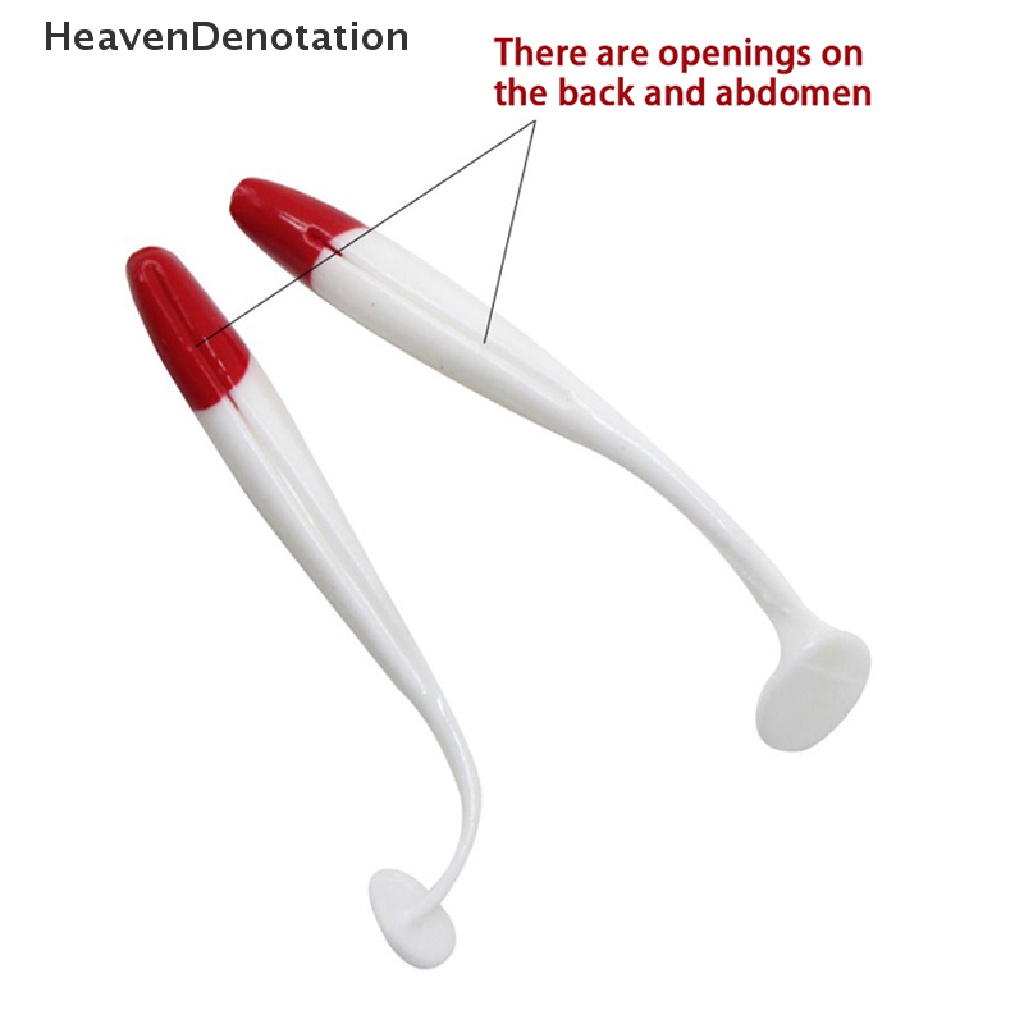 [HeavenDenotation] 5pcs Silikon Buatan Cacing Umpan Lembut Wobblers Bass Carp Flying Fishing Lure HDV