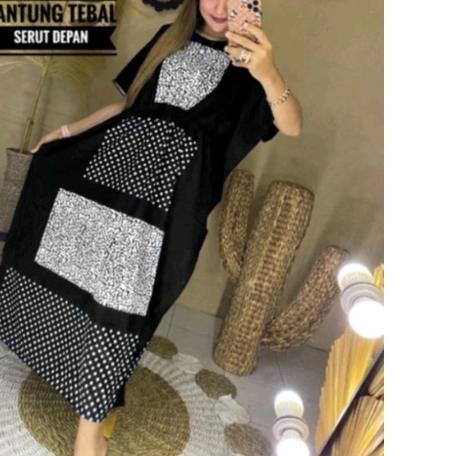 ☏ Daster / Daster Lowo Super Jumbo LD 150cm / Daster Monokrom Hitam Putih / Daster Lowo Serut / Dast