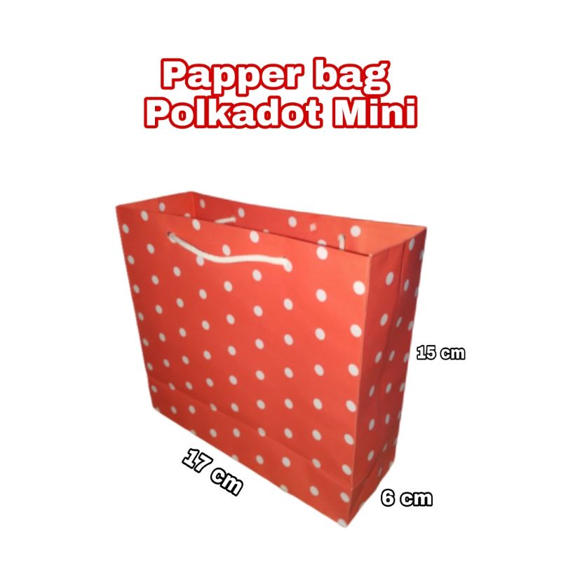 

Papper Bag Motif Polkadot Mini / Papper bag Bintang Motif Polkadot