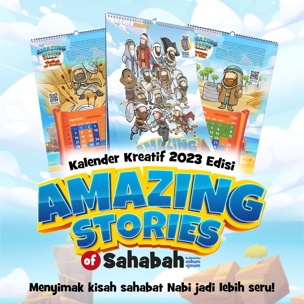 

Kalender 2023 Amazing Stories [Bonus lembaran mewarnai]