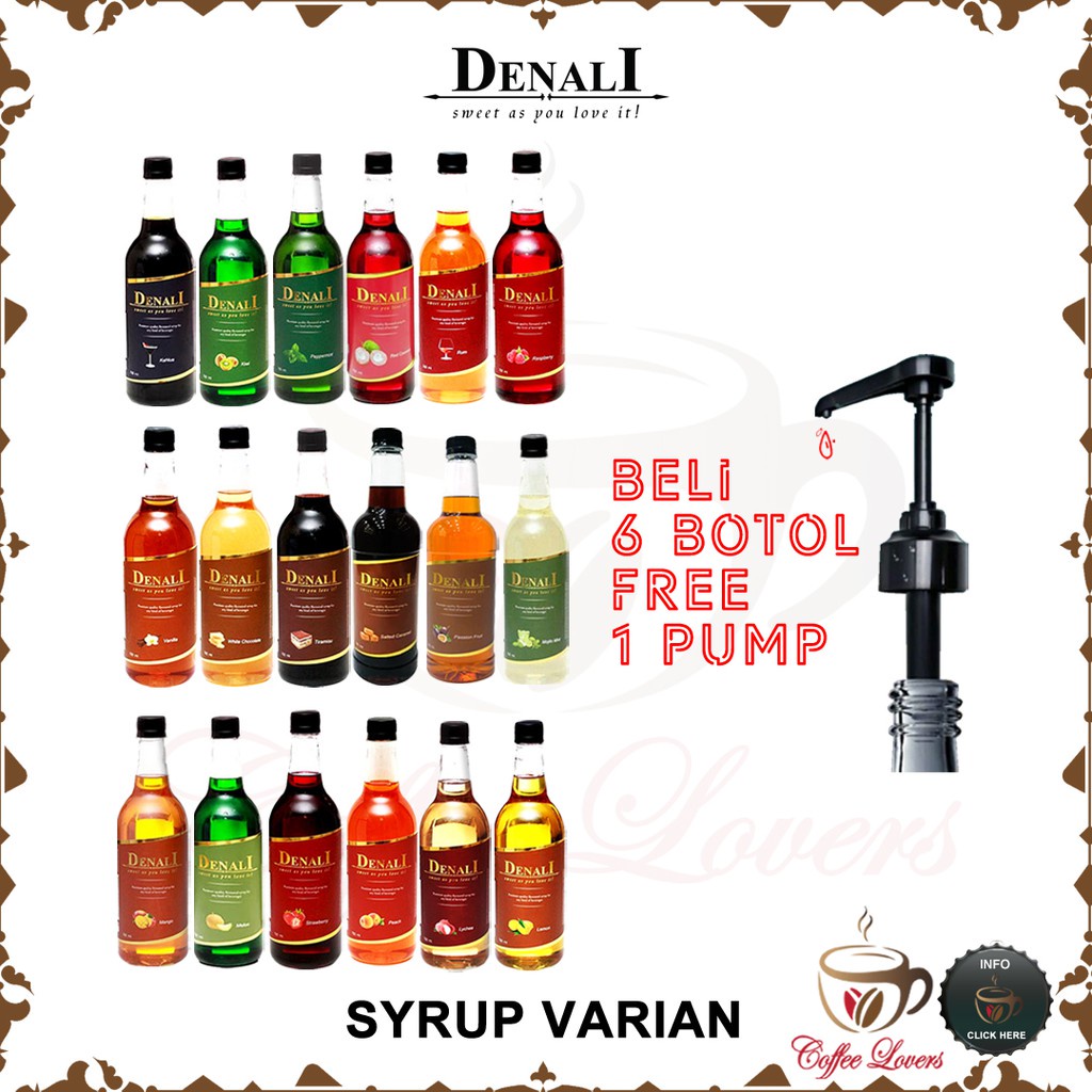 

✨NEW✨ -DENALI SYRUP - DENALI SIRUP RASA STRAWBERRY 750ML- 1.1.23