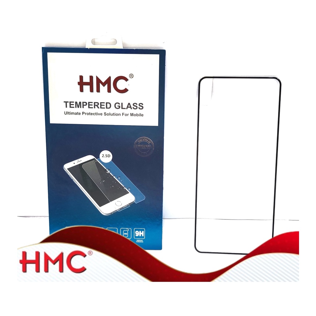 HMC Official Store -  Oppo Reno 5 HMC Tempered Glass Full Glue Premium