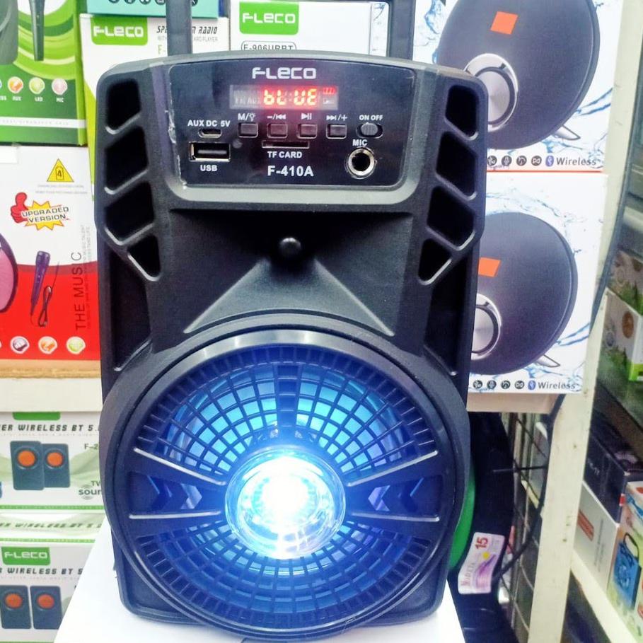 ⅍ Speaker Bass Box Fleco F 410 bonus mic ❉