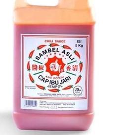 

♗ Sambel asli Cap IBU JARI JEMPOL 5kg/jerigen ➹
