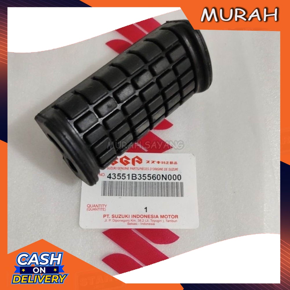 Karet Barstep Footstep fustep Depan Suzuki Smash Shogun Tornado Titan Original 1pcs Promo Distributo