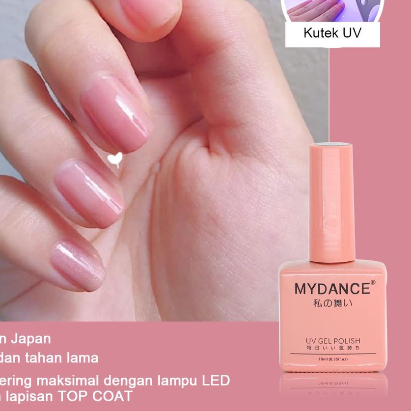 ✼ My Dance Kutek Gel UV LED Jepang Halal Nail Polish Gel UV LED Muslimah Japan Cat Kuku Gel  UV LED 
