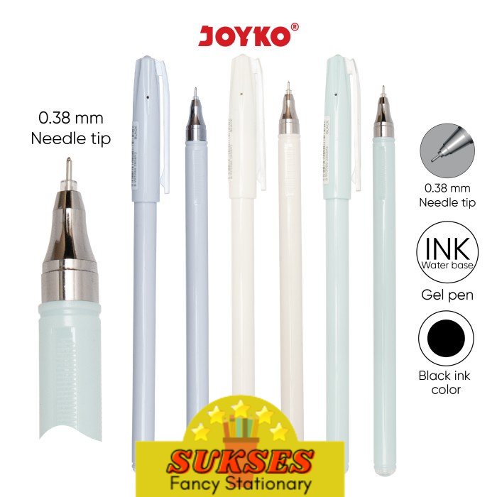 

Gel Pen Pulpen Pena Joyko GP-352 Sofuto Gel 0.38 mm