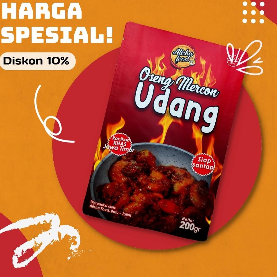 

C37 [PEDAS GURIH] OSENG MERCON / SAMBAL UDANG 50 GR-150 GR PALING DIMINATI ↿