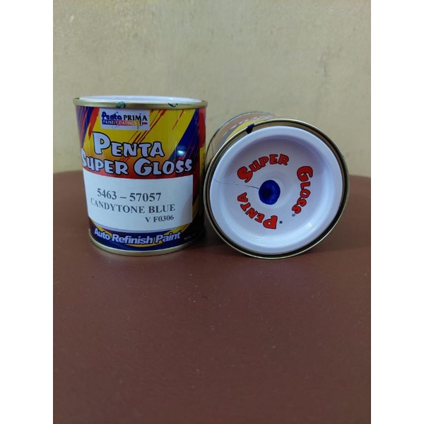 cat duco penta nc candytone blue super gloss / candytone biru 200gram