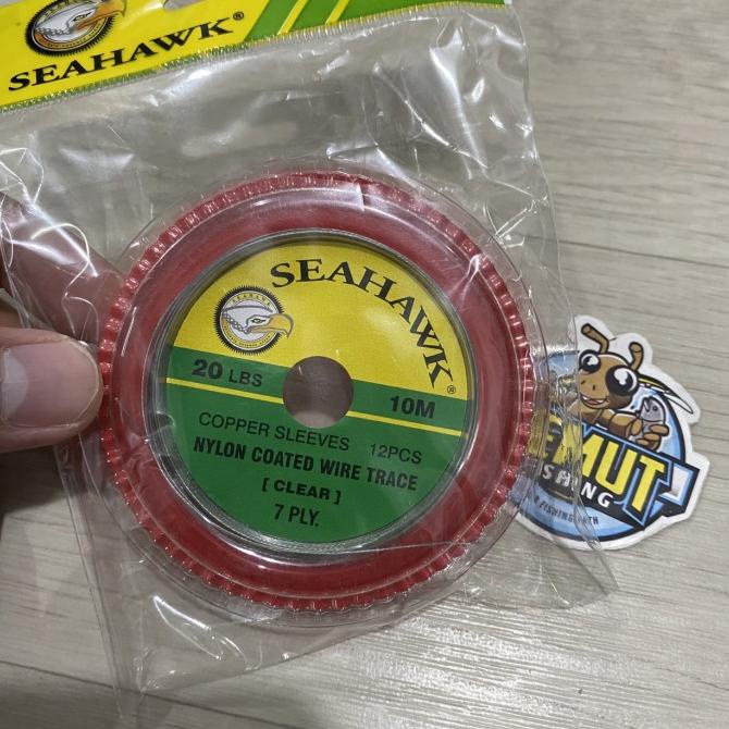 Neklin Seahawk Nylon Coated Wire Trace With Copper Sleeve