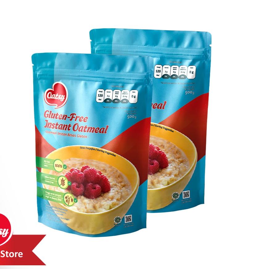 

✮ OATSY Gluten Free Instant Oatmeal 500gr (Double Pack) ○