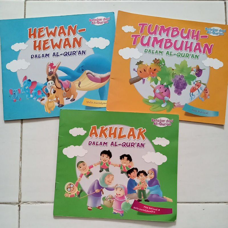 buku islami anak seri belajar dari al-qur'an bekas