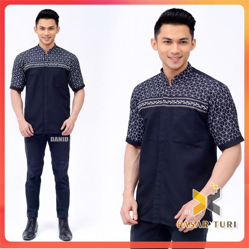 Baju Koko Pria Lengan Pendek Model Terbaru 2023