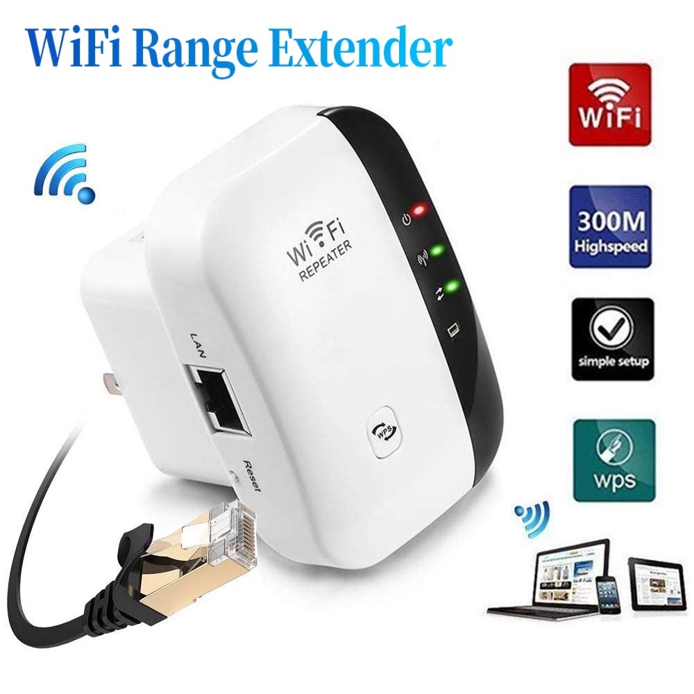 Wifi Repeater wifi 300Mbps Access Point Wireless Penguat Sinyal Amplifier Signal Booster - Wifi Extender - Penguat Signal Wifi