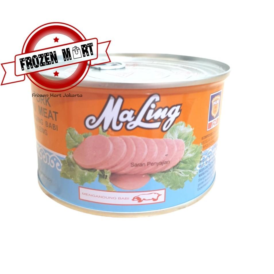 

➭ Maling TTS 397gr Luncheon Pork Meat Ma Ling / Ham Daging Babi Maling NON HALAL ◄