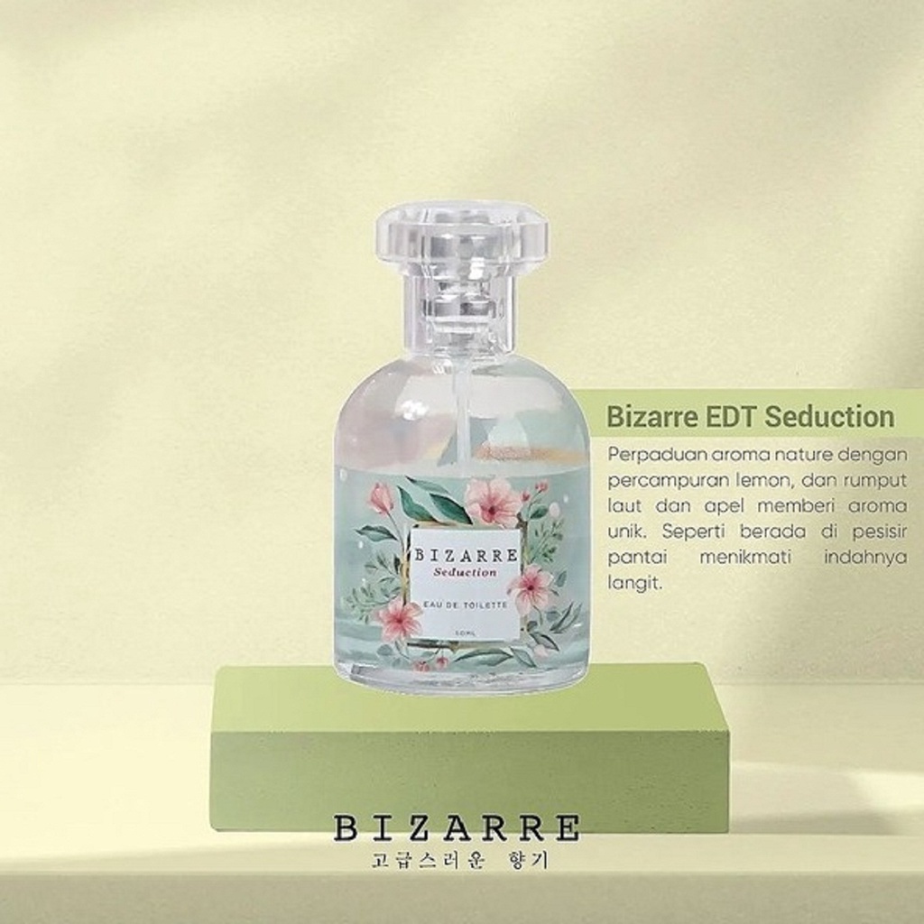 Bizarre Parfum Eau De Toilette 50ml Travel Pack BPOM Parfum Wanita Tahan Lama