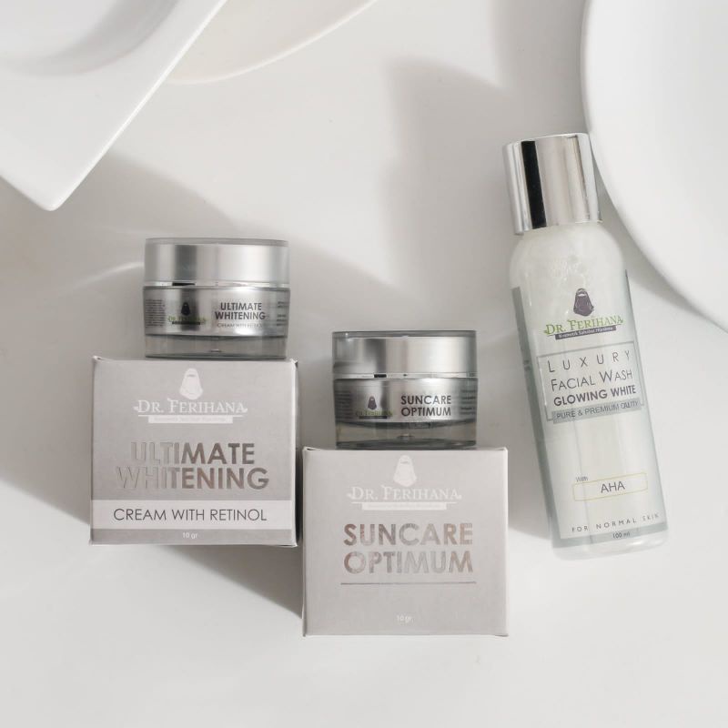 Paket Anti Flek Dan Keriput - Luxury Glowing Diamond by dr. Ferihana Cosmetics