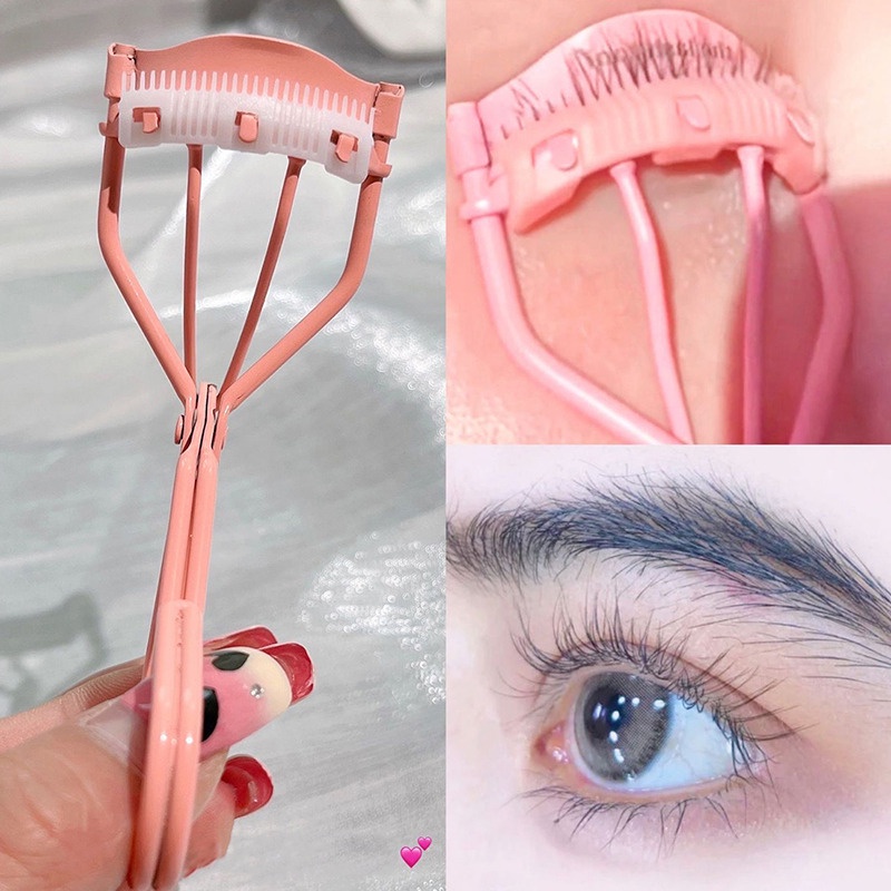 Lady Penjepit Bulu Mata Profesional Dengan Sisir Pinset Curling Eyelash Clip Kosmetik Mata Alat Kecantikan Makeup Tools