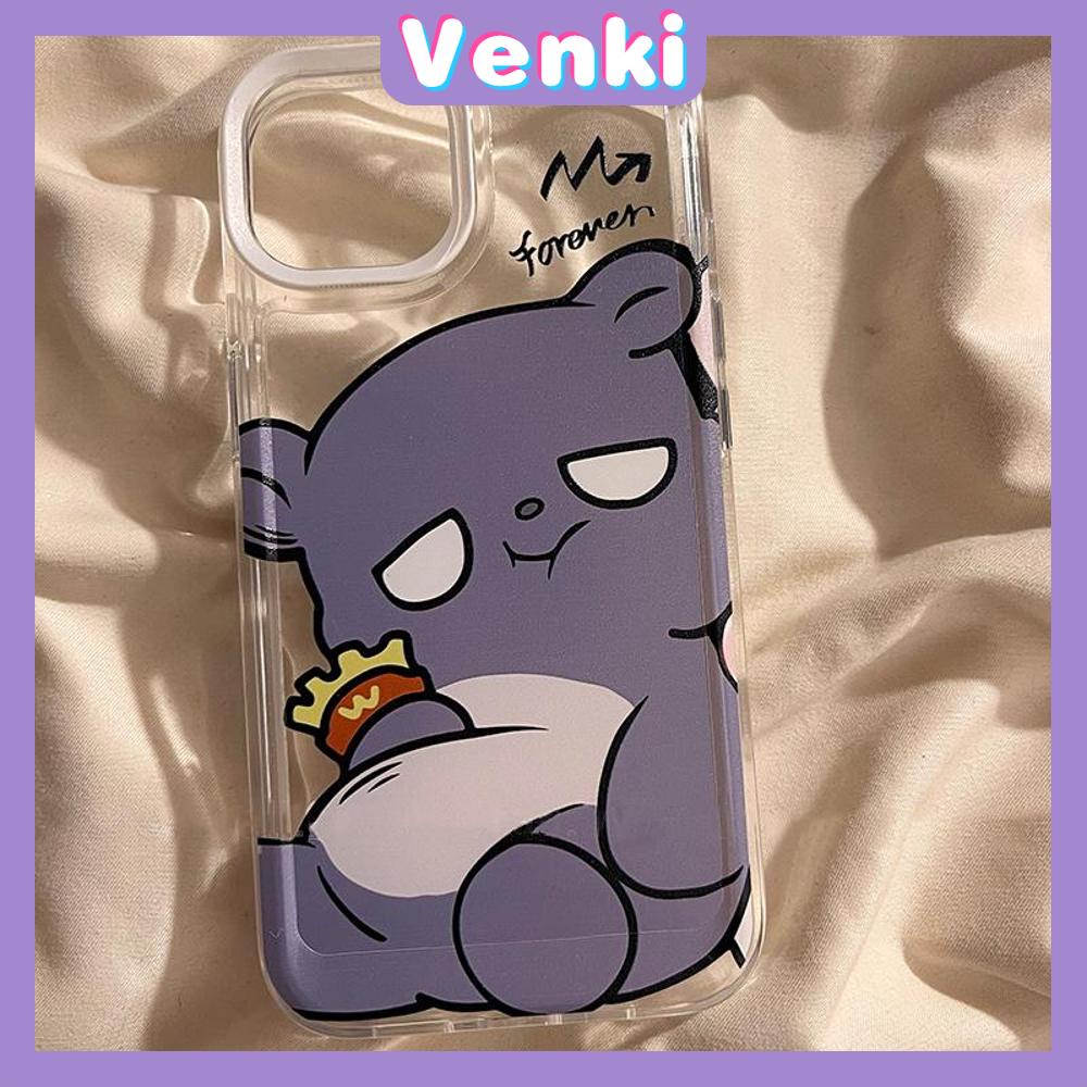 Case For iPhone 11 Soft TPU Transparent Space Case Cute Cartoon Plating Buttons Camera Protection Shockproof For iPhone 14 13 12 11 Plus Pro Max 6 7 8 Plus XR XS