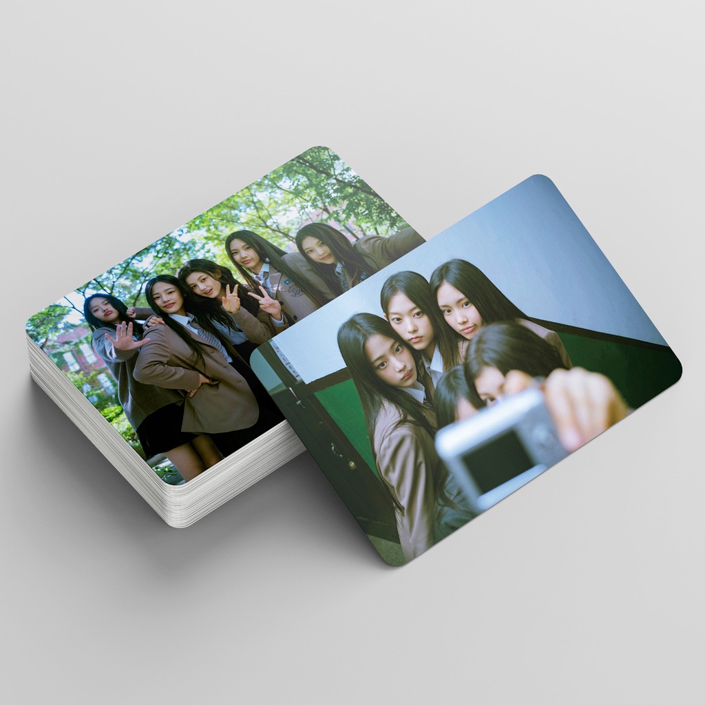 55pcs /box NJ Album Baru Photocards Hyein MINJI DANIELLE Hanni Haerin Lomo Kartu Kpop Postcards