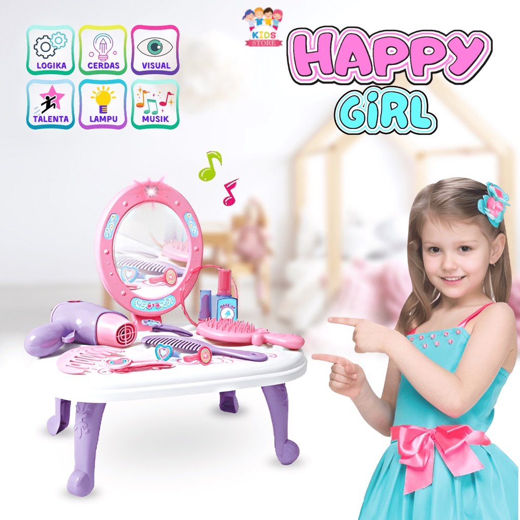 Mainan Meja Rias Anak | Mainan Makeup Anak | Mainan Dandan Anak Perempuan | Mainan Anak Cewek | Cewe
