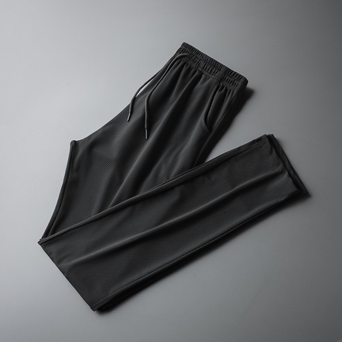 Celana Training olahraga pria sisa export merk ex branded - htm non sleting, S (C1W5) Track Pants Pr