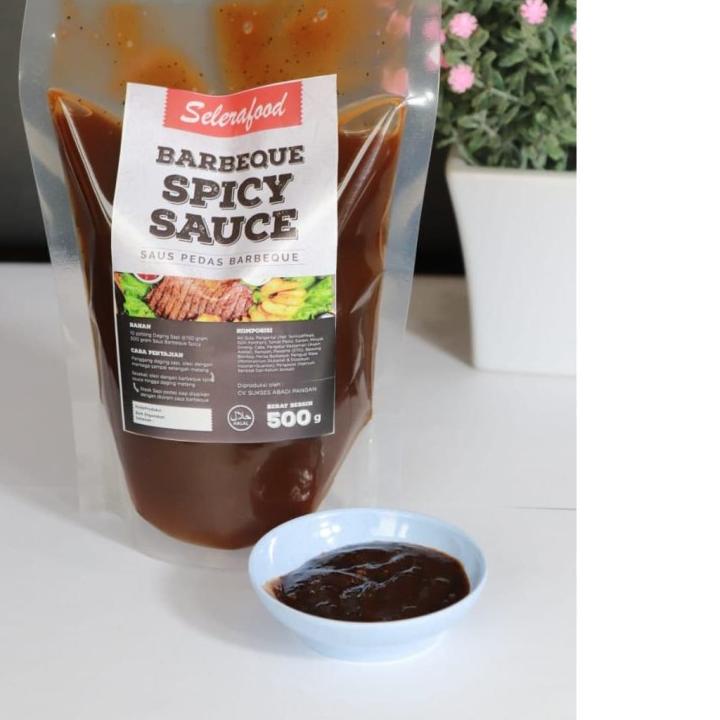 

➻ 2 Saus BBQ Spicy Selerafood isi 4 pack berat 500 gr/pack ➱