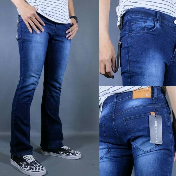BIG SALE celana jeans cutbray bootcut pria blackfield original