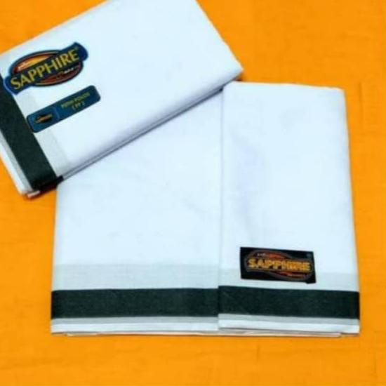 ✧ SARUNG SAPPHIRE PUTIH POLOS ➥