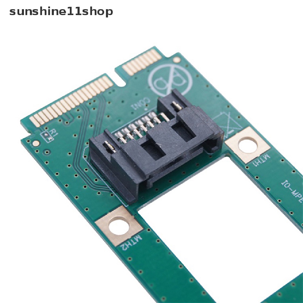 Sho Kartu Konverter mSATA Ke SATA Mini SATA to 7-Pin SATA Extension Adapter Antarmuka 90/180derajat Dengan Kabel SATA N