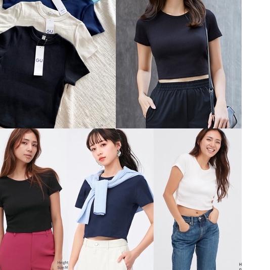 ● GU Uniqlo Ribbed Top ➵