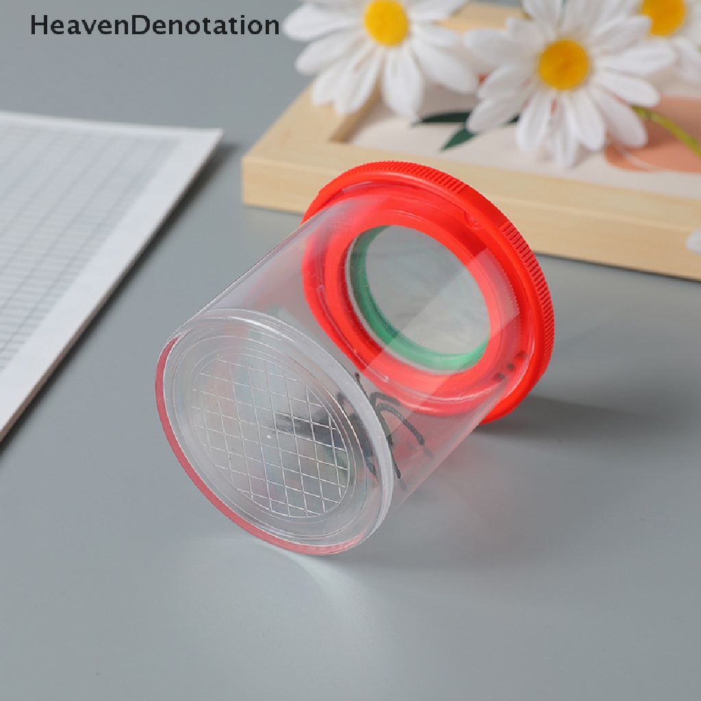 [HeavenDenotation] Kaca Pembesar Rumah Anak Silinder Crawler Spider Insect Box Magnifying HDV