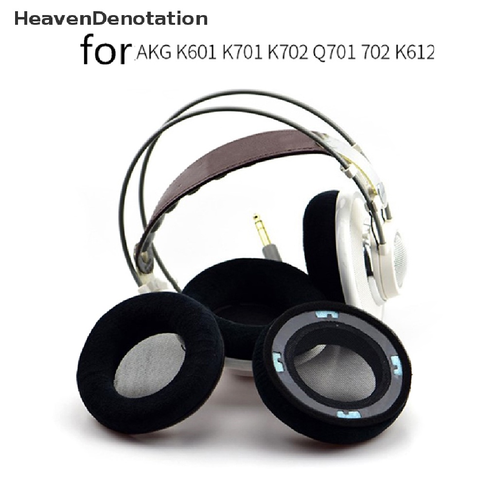 [HeavenDenotation] 1pasang Ear Pads Cover Earpad Untuk AKG K601 K701 K702 Q701 K612 K712PRO Headphone Pengganti Ear Cushions Cups Covers HDV