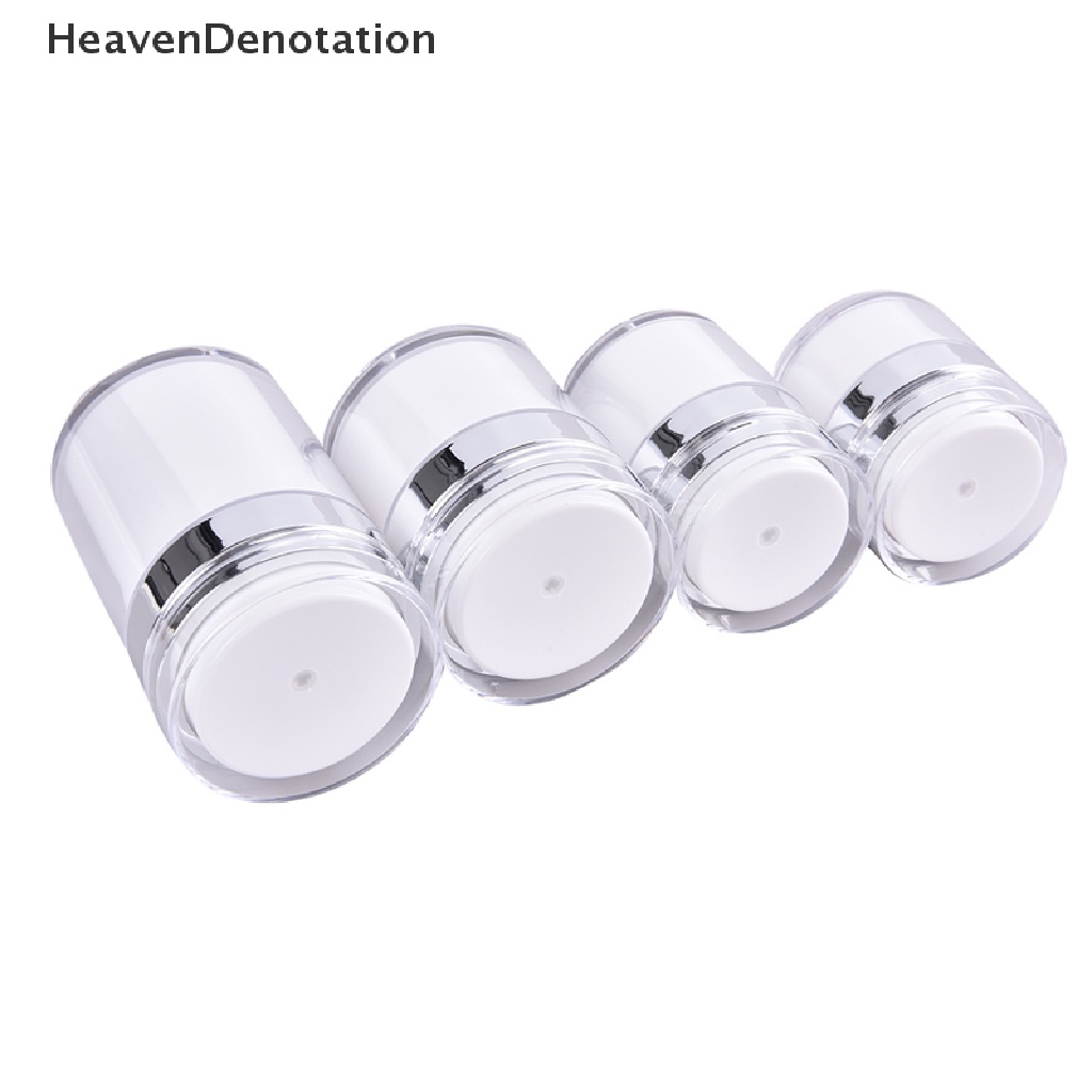 [HeavenDenotation] Acrylic Airless Pump Jar Botol Cream Akrilik Kosong Isi Ulang Kosmetik Berisi HDV