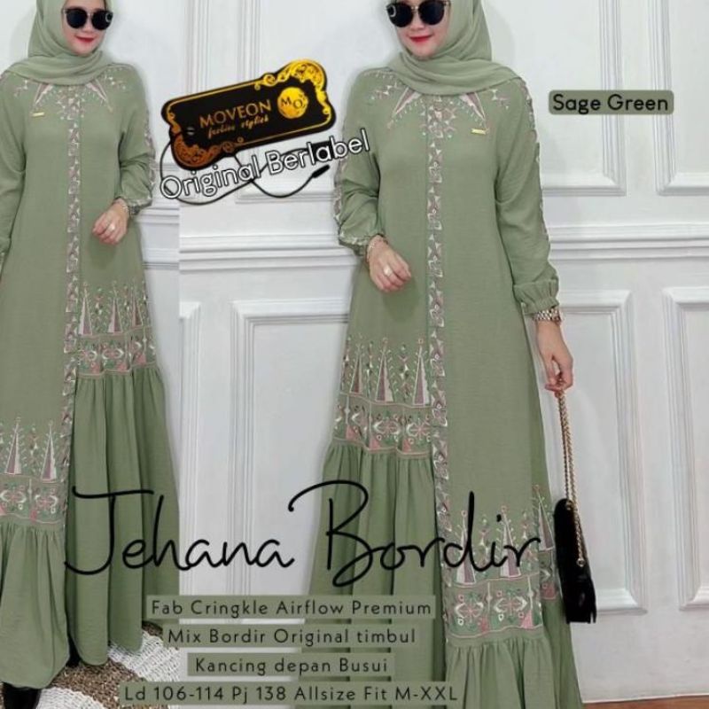 Jehana Bordir LABEL MADANI(TANYAKAN STOK)