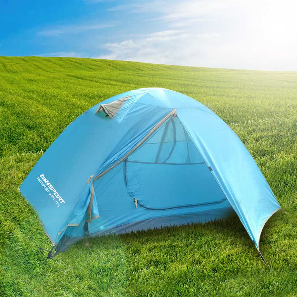 TaffSPORT Tenda Camping Backpacking Outdoor Tent Double Layer 2 Orang - S003-JY-L