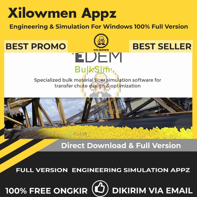 [Full Version] Altair EDEM BulkSim Professional 20 Pro Engineering Software Lifetime Win OS