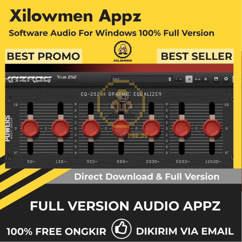 [Full Version] Kazrog True 252 Pro Lifetime Audio Software WIN OS