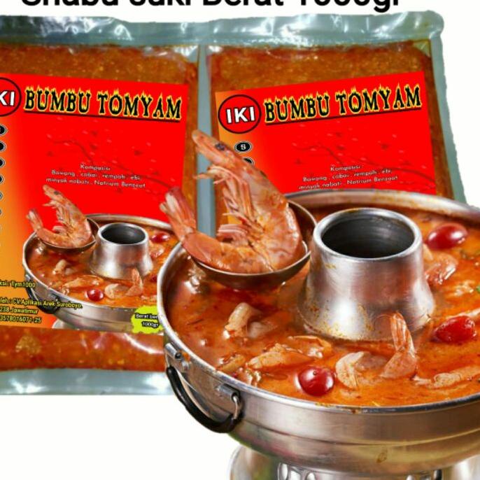 

❈ Bumbu tomyam 1kg | bumbu shabu suki | bumbu steamboat | tomyam | ikishabuyaki | perencah tomyam ✫