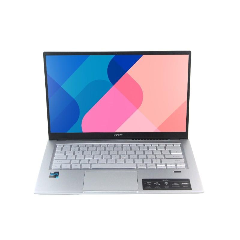 TEKNO KITA - ACER SWIFT 3 SF314-511-79WU - CORE I7-1165G7 - RAM 8GB - SSD 512GB - INTEL IRIS XE GRAPHICS - WIFI 6 - SUPPORT THUNDERBOLT 4 - FINGER PRINT - BACKLIGHT KEYBOARD - 14&quot; FHD IPS - PURE SILVER - WINDOWS 11 ORIGINAL - GARANSI 1 TAHUN++