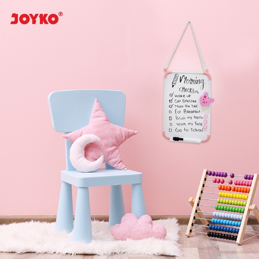 Papan Tulis Putih Set / Whiteboard Set Magnetic Joyko WBS-160CO